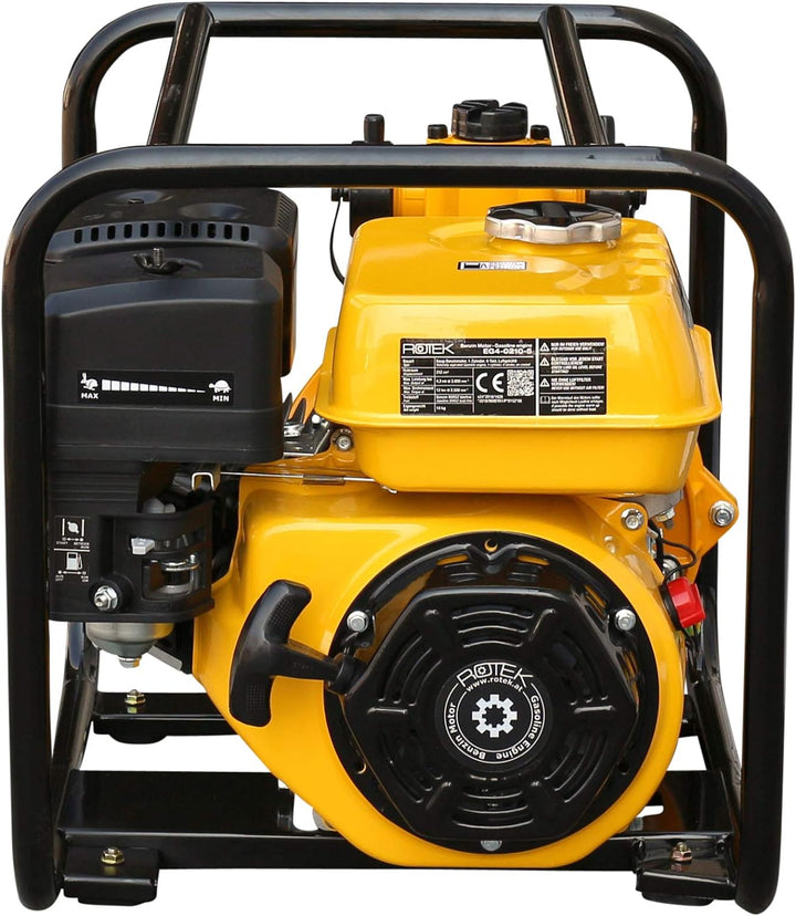 Rotek Hochdruck Motorpumpe mit 4-Takt Benzinmotor WPG4-HP-0300-80-5H, bis zu 75m Förderhöhe, Stage-V