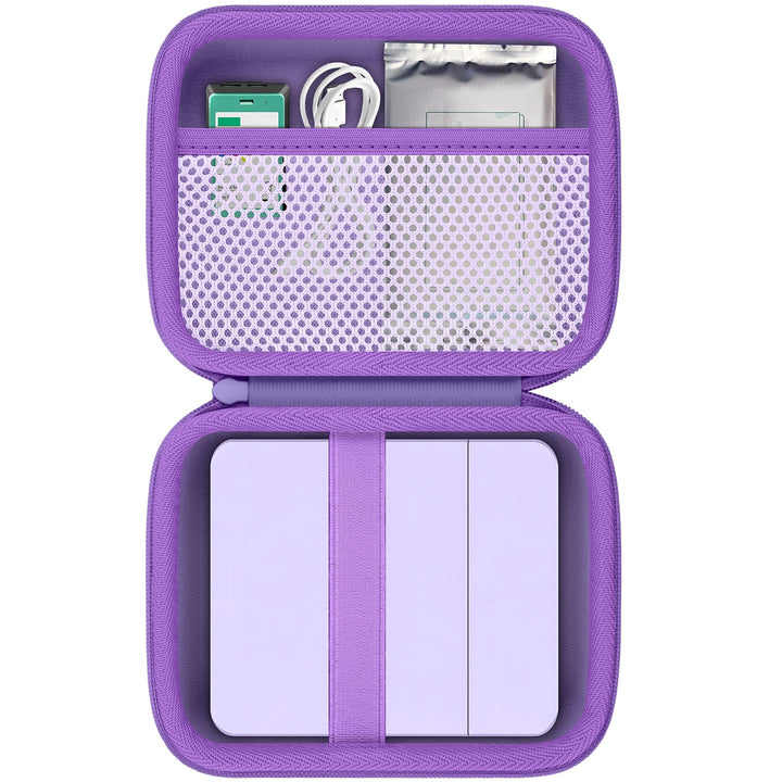Khanka Hülle für Nelko Fotodrucker PP01 Farbe Tragbarer Mini Fotodrucker, Tragetasche mit Netzfach f