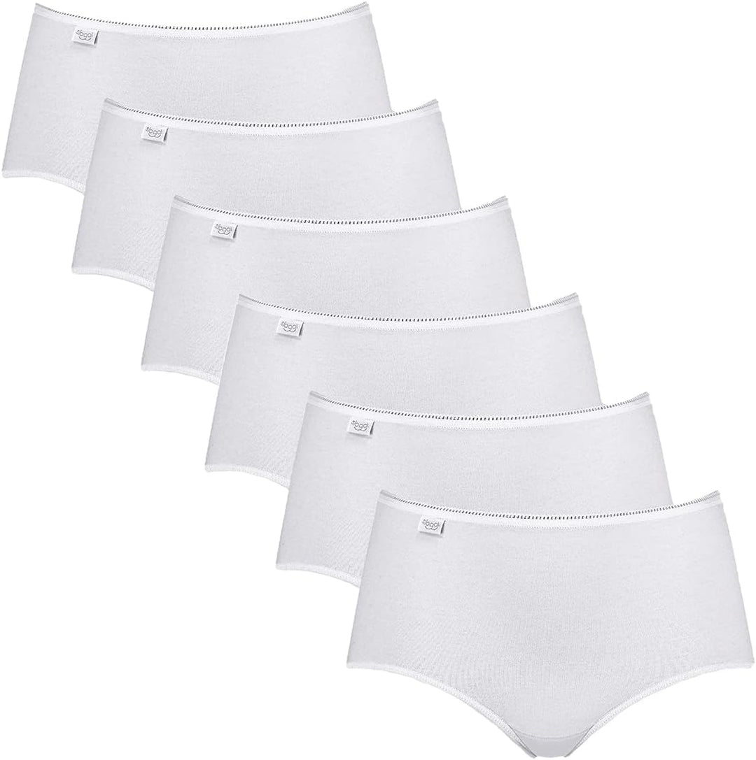 Sloggi Damen Slip (3er Pack) 42 6 X Weiss, 42 6 X Weiss
