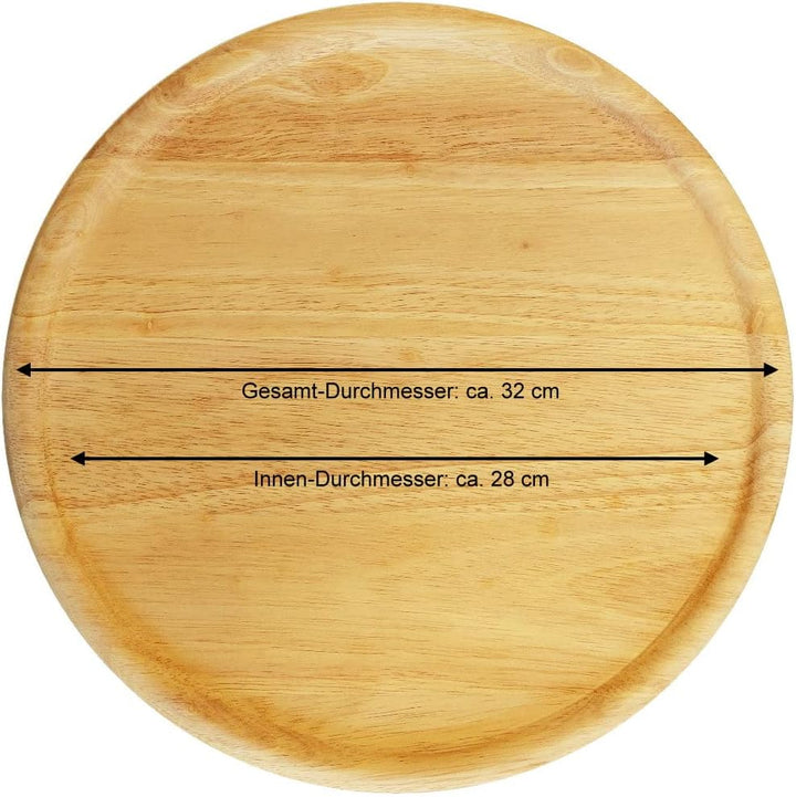 Servierteller 32 cm mit Gravur (Namen) Plätzchen Weihnachts-Teller - Geschenkidee zu Weihnachten aus