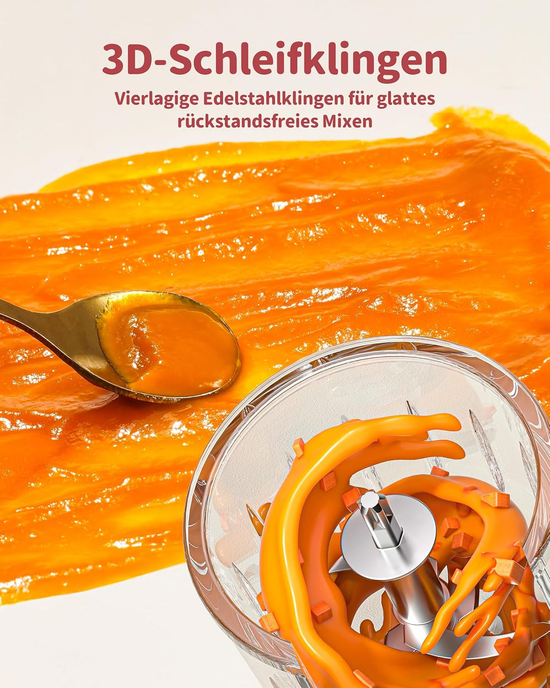 AMZCHEF Babynahrungszubereiter mit Dampfkorb – 6-in-1 Automatisches Kochen & Mixer mit Altersauswahl