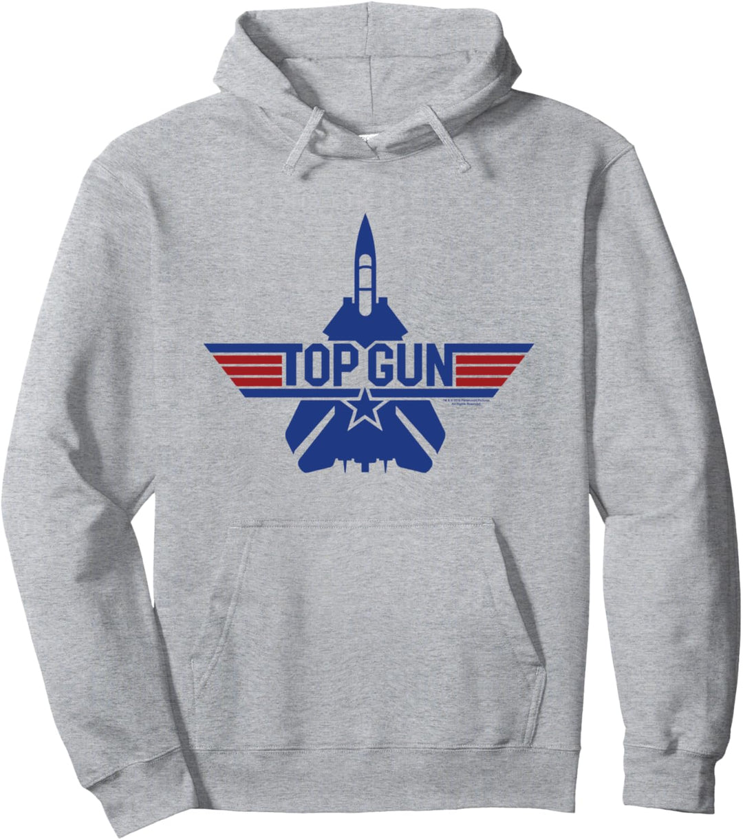 Top Gun Fighter Jet Logo Pullover Hoodie