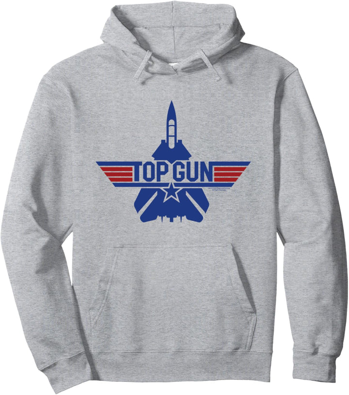 Top Gun Fighter Jet Logo Pullover Hoodie
