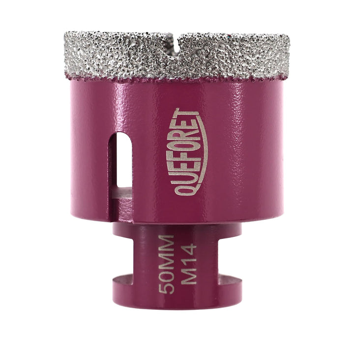 Diamant Fliesenbohrer 50mm x M14 - Bohrkrone für Fliesen Keramik Porzellan Marmor Granit, für Winkel