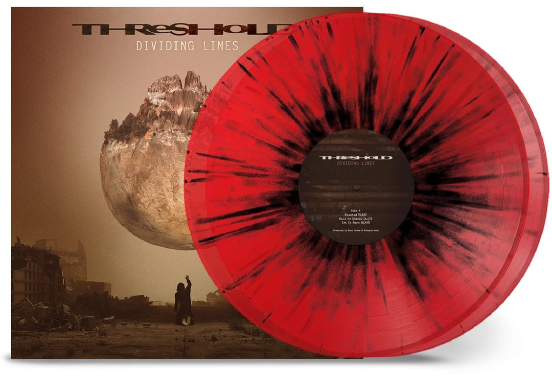 Dividing Lines - Transparent Red W/ Black Splatter, Vinyl