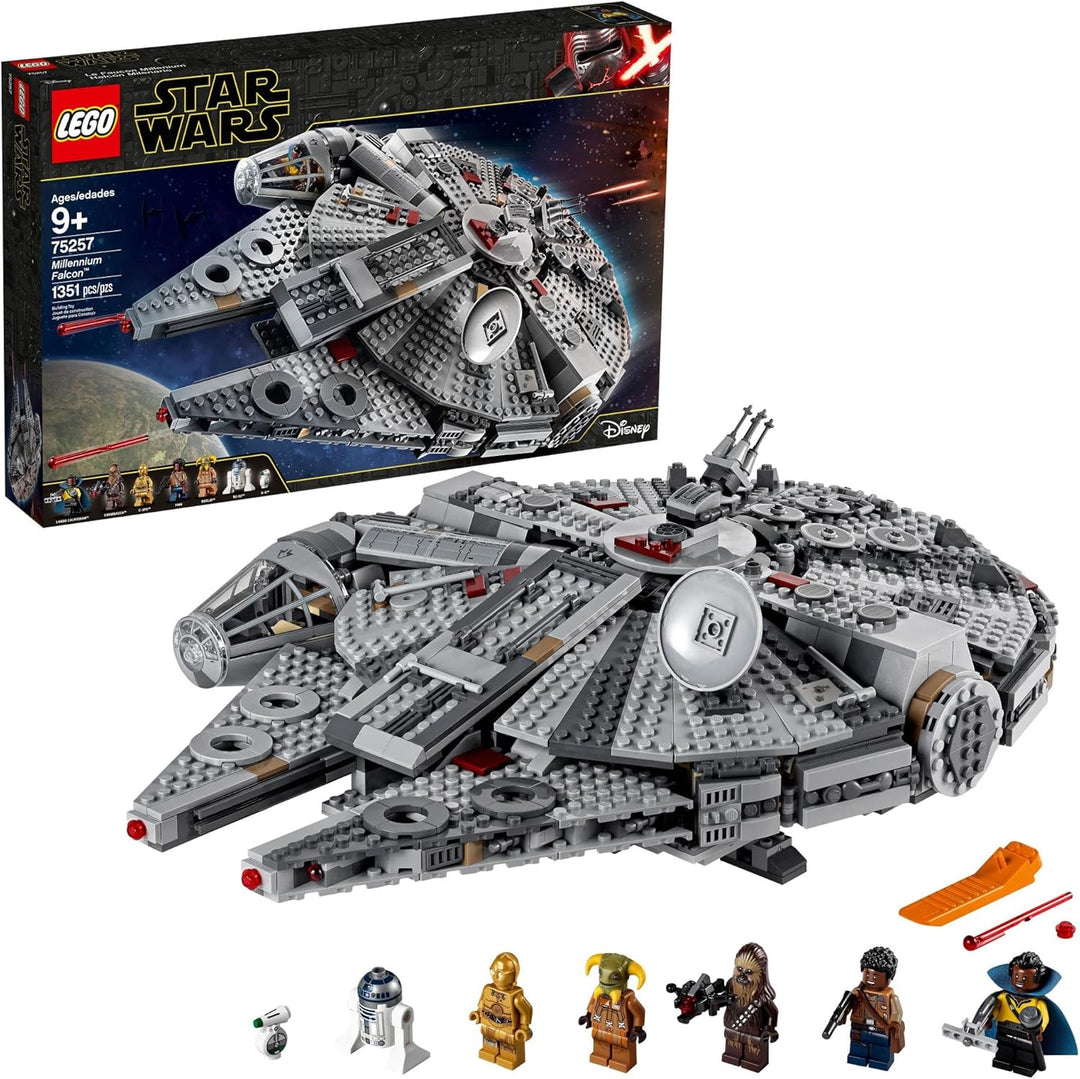 LEGO Star Wars 75257 Millennium Falcon Bauspielzeug-Set für Kinder, Jungen und Mädchen ab 9 Jahren,