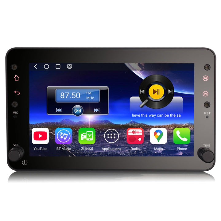 Erisin 8-Kern 4GB RAM+64GB ROM Android 12.0 Autoradio Mit GPS Navi für Alfa Romeo 159 Sportwagon Bre