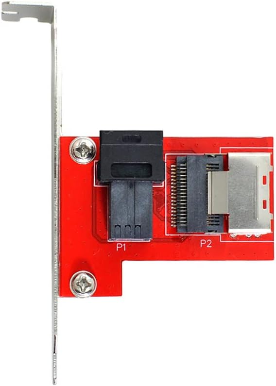 xiwai PCI-Express 4.0 Mini SAS SFF-8087 auf SAS HD SFF-8643 PCBA-Buchsenadapter mit Halterung 8087-8