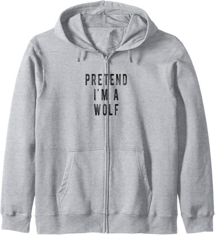 Wolf T-Shirt für Damen Herren und Kinder Wolf Kostüm Wölfe Kapuzenjacke