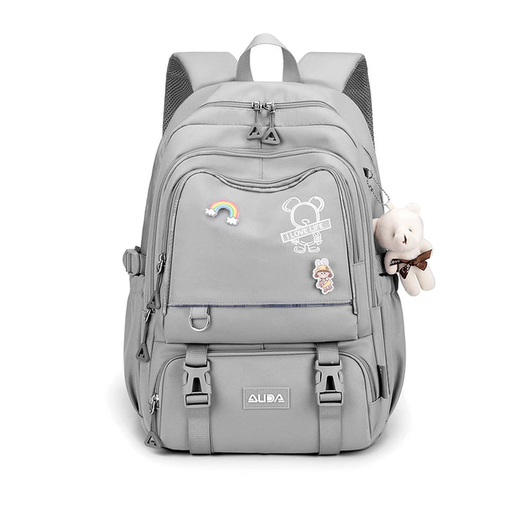 FANDARE Schulrucksack Schulrucksack Kinderrucksack Schultasche Jungen Mädchen Rucksack Schulranzen f