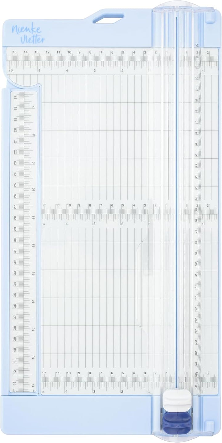 Vaessen Creative Papierschneider mit Falzbrett von 15,2 x 30,5 cm - 2-in-1 Schneidemaschine für Scra