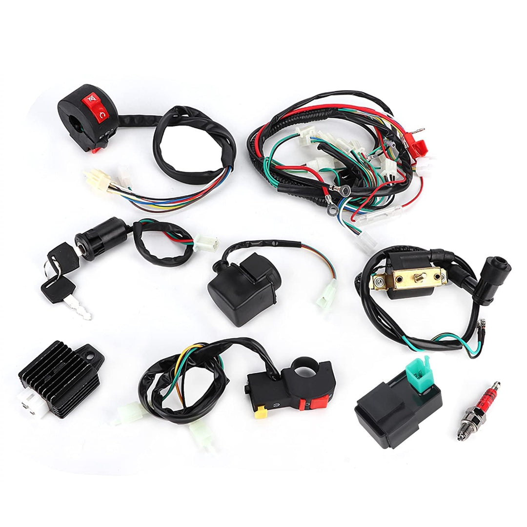Kabelbaum Magnetspulengleichrichter CDI-Kit Passend für 50cc 70cc 110cc 125cc ATV Quad Bike quad 125