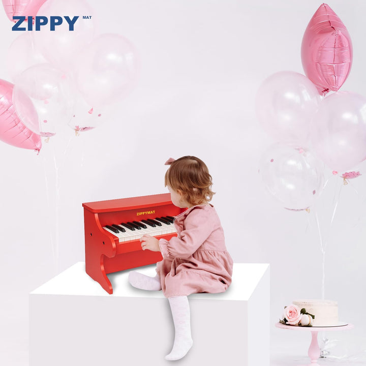 ZIPPY MAT Kinder Klavier Tastatur, 25 Tasten Digitalpiano für Kinder, Mini Musik Lerninstrument Spie