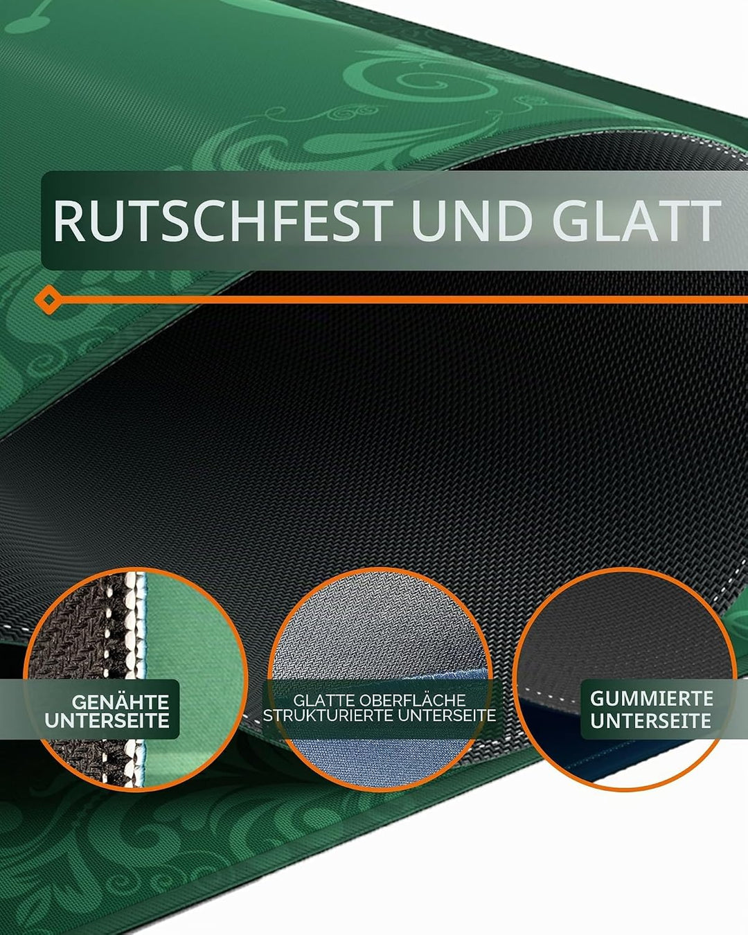 Bullets Playing Cards - Runde Profi Poker Tischauflage 100cm – Pokertuch – Pokerteppich – Pokermatte