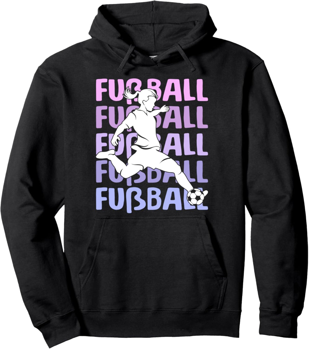 Fussball Mädchen Fussballerin Fussball Damen Pullover Hoodie
