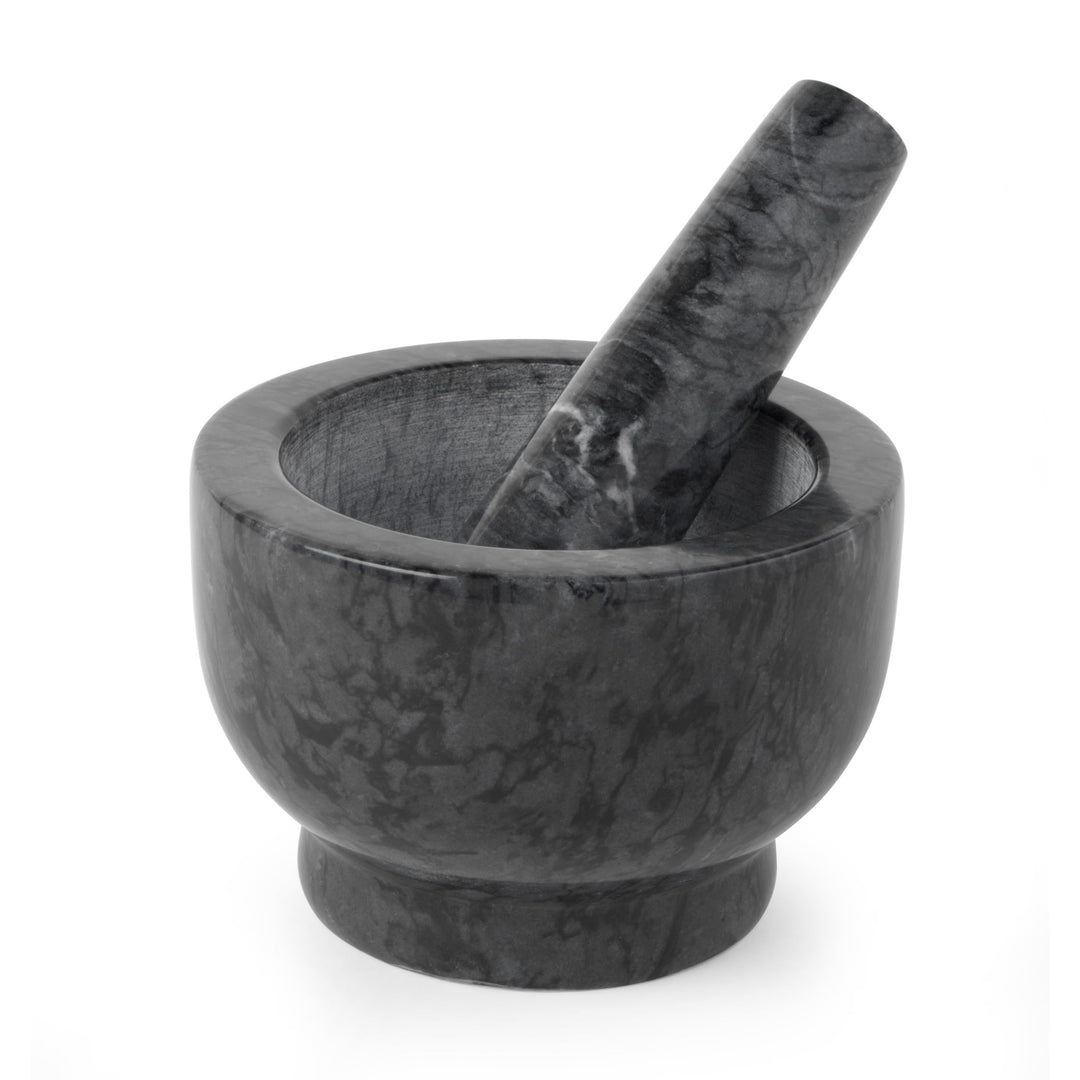 Salter BW11852EU7 Marmor-Pissel und -Mörtel – Kräuter und Gewürze für Pesto, Knoblauch-Zerkleinerer,