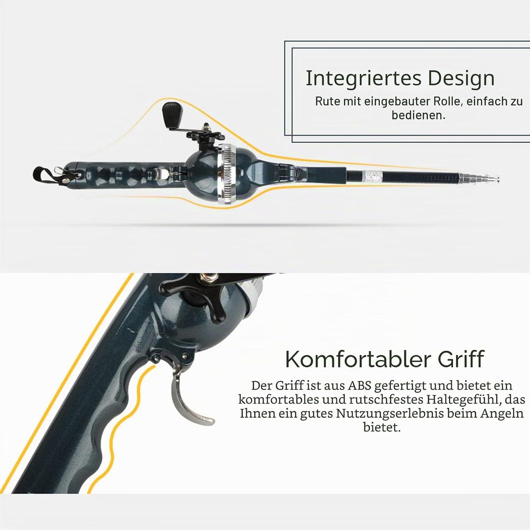 Angelrutenrollenkombinationen, Integrierte Angelrute und Beiliegendes Reel Tackle Folding Zubehör Zu