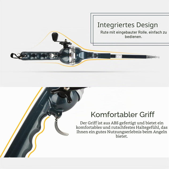 Angelrutenrollenkombinationen, Integrierte Angelrute und Beiliegendes Reel Tackle Folding Zubehör Zu