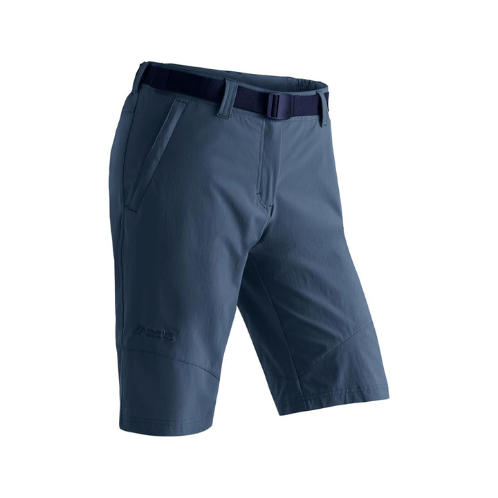 Maier Sports Lawa, Kurze Damen Wanderhose, Wasserabweisende Bermuda für Trekking und Hiking, PFC-fre