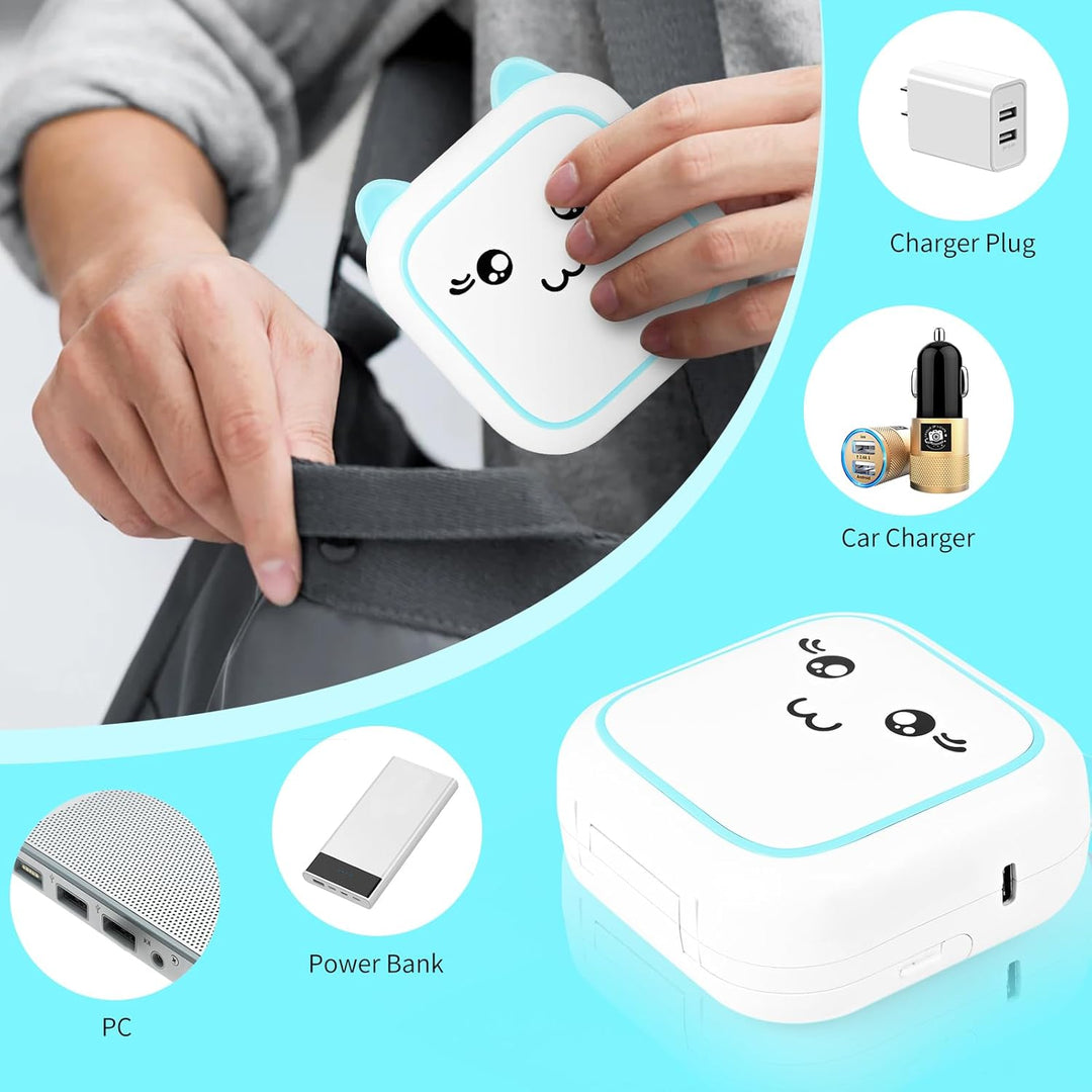 Mini Drucker, Mobiler Fotodrucker, Tragbarer Mini Fotodrucker, Bluetooth Pocket Printer, Inkless The