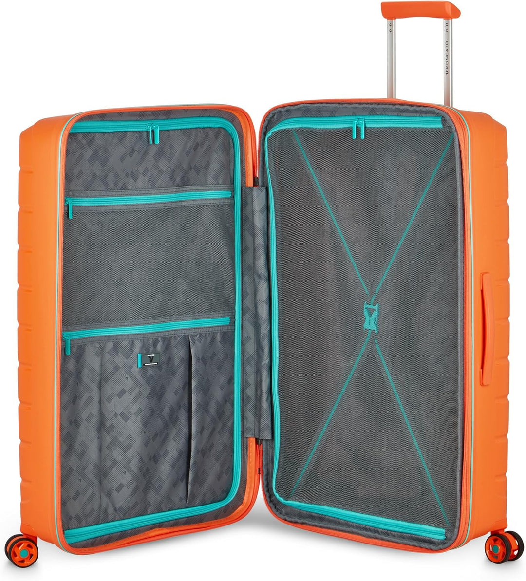 RONCATO B-FLYING Trolley Grande 4 Rollen 78cm erweiterbar APRICOT ORANGE, Apricot Orange, Grande, Sp