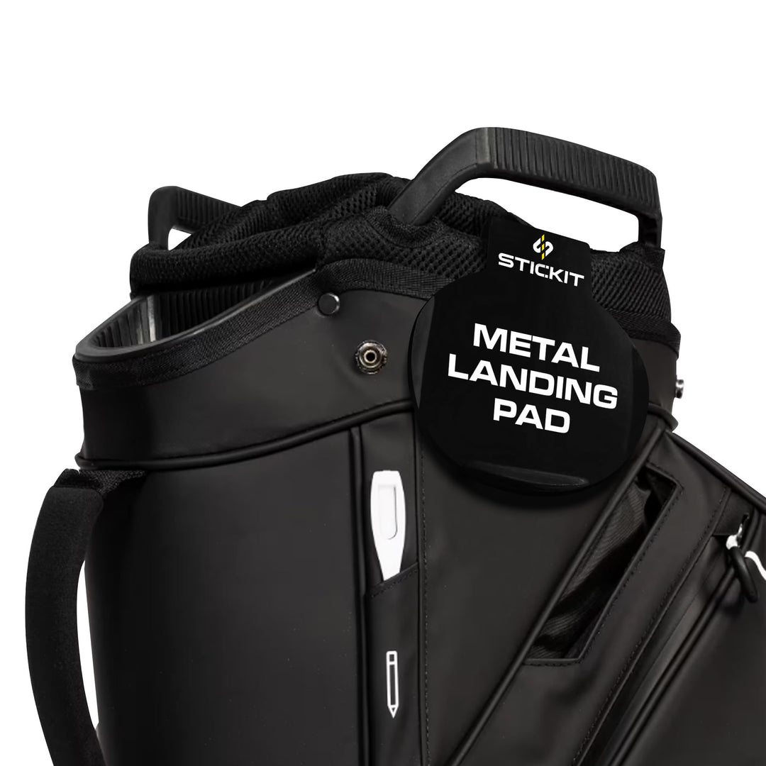 STICKIT Magnetischer Golftaschen-Landeplatz I Metalltaschen-Clip für schnelle und einfache Verwendun