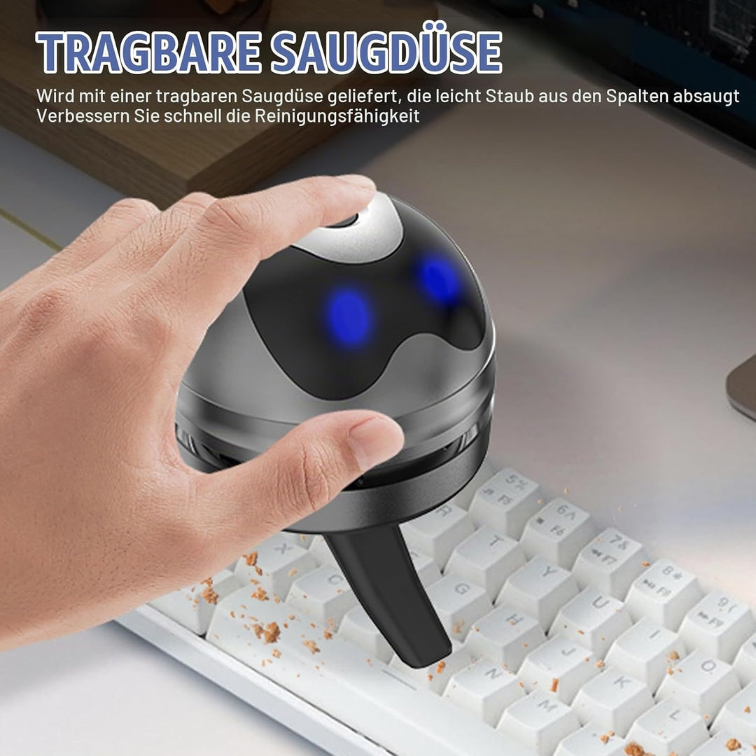 SUNOYA Mini Tischsauger, Tragbar USB Wiederaufladbar Tischstaubsauger, Klein Handstaubsauger, Mini S