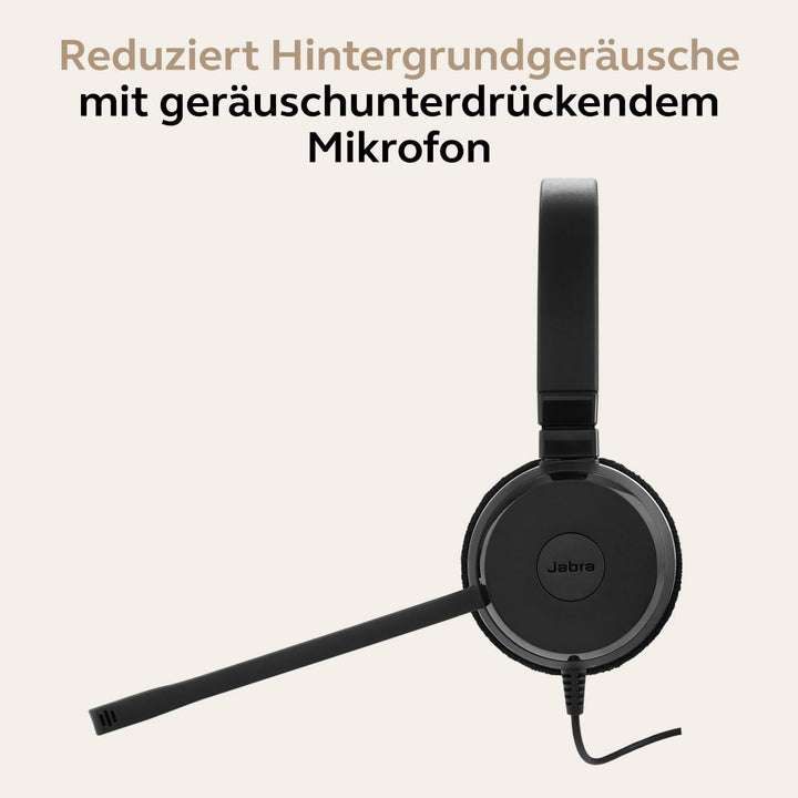 Jabra Evolve 20 Stereo-Headset - Unified Communications, für alle Plattformen zertifizierte Kopfhöre