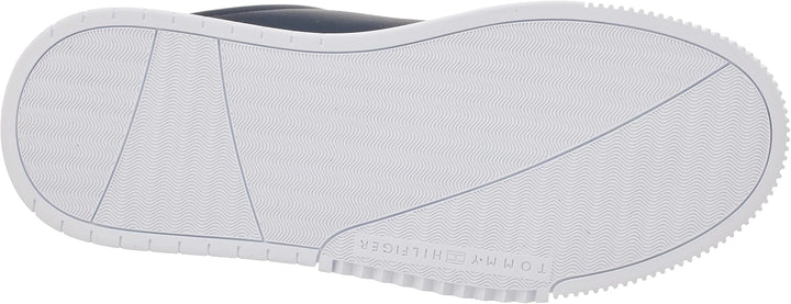 Tommy Hilfiger Herren Supercup Leather Fm0fm04706 Cupsole Sneaker 44 EU Blau Desert Sky, 44 EU Blau
