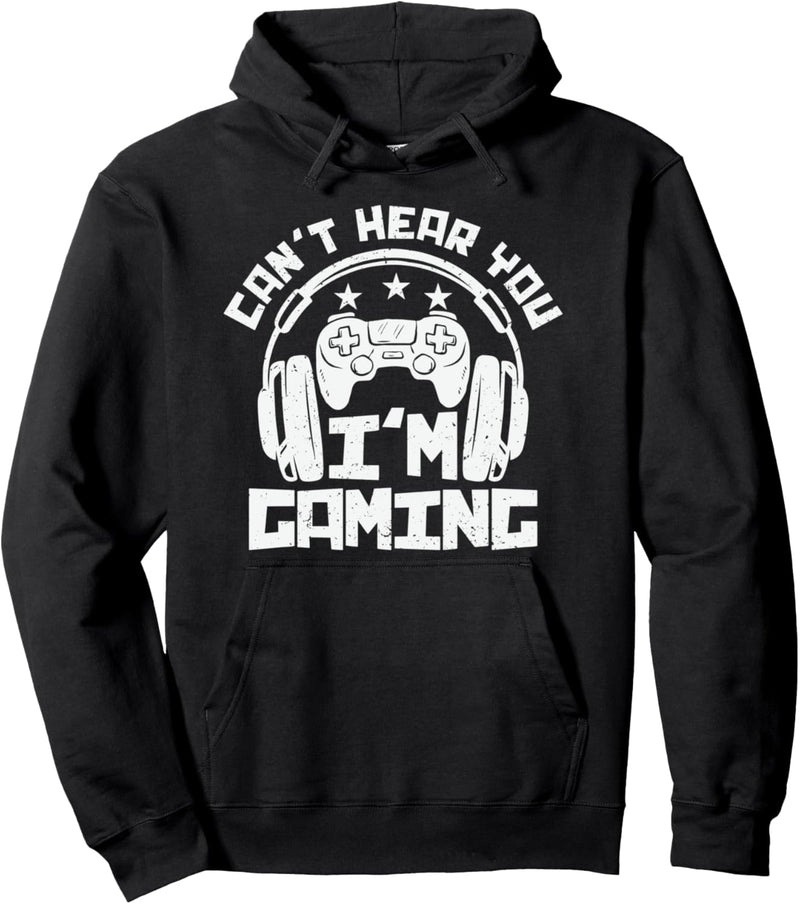 Ich kann Sie nicht hören, im Gaming-Kopfhörer Lustiger Pullover Hoodie