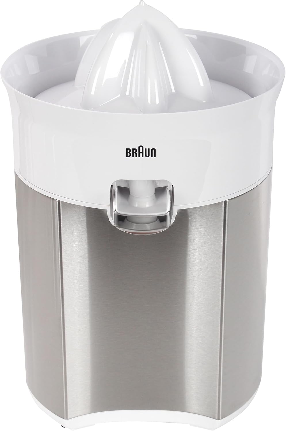 Braun CitrusQuick 5 CJ5050 WH Zitruspresse, Direkter Saftauslauf, Anti-Tropf-Auslauf, Start/Stopp-Au
