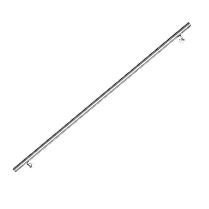 Vigevee Edelstahl Handlauf 180 cm, Treppengeländer Geländer Wandhandlauf Wand Treppe mit Wandhalteru
