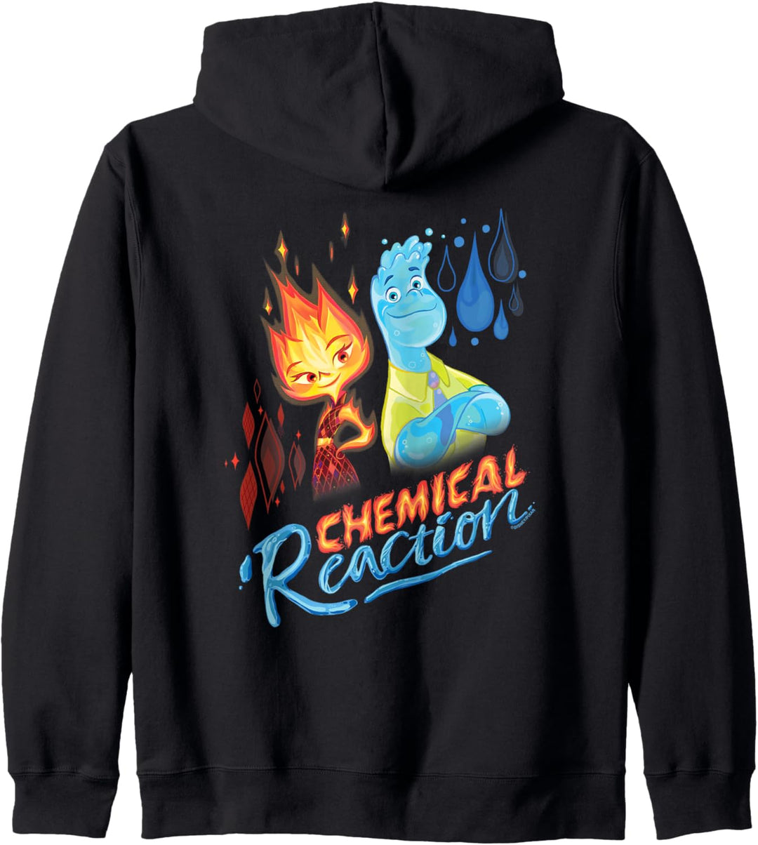 Disney and Pixar’s Elemental Chemical Reaction Ember & Wade Kapuzenjacke
