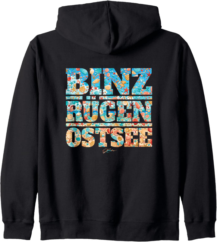 JCombs: Binz, Rügen, Ostsee, Muscheln Kapuzenjacke