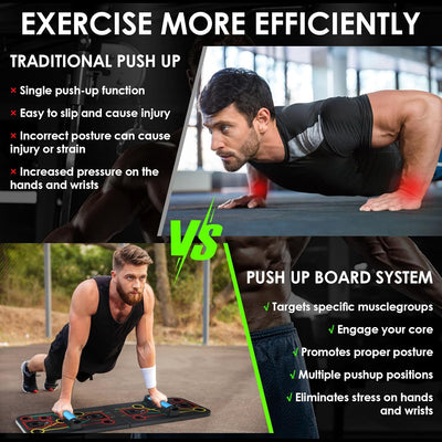 Unipampa Liegestützbrett Fitnessgeräte für Zuhause, Liegestütz-Brett Multifunktions, Push Up Board,