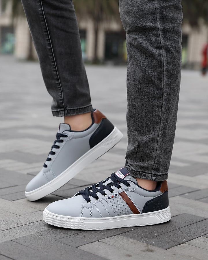 ARRIGO BELLO Herren Freizeitschuhe Schuhe Sneakers Wanderschuhe Leders Laufschuhe Leichtgewicht Outd