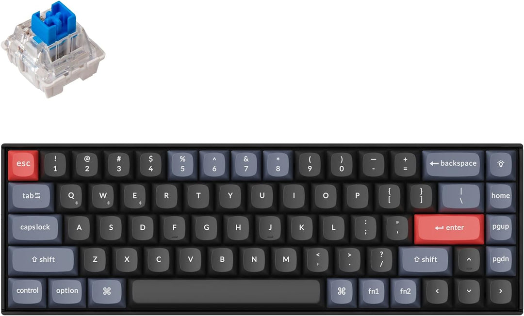 Keychron K6 Pro QMK/VIA Kabellose, mechanische Tastatur, US ANSI-Layout Hot-Swap-fähige Keychron K P
