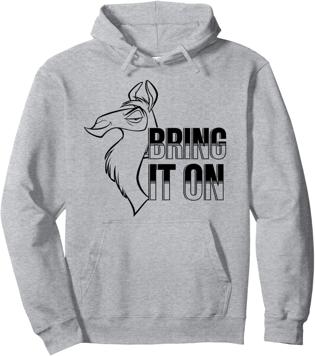 Disney The Emperor's New Groove Kuzco Outline Bring It On Pullover Hoodie