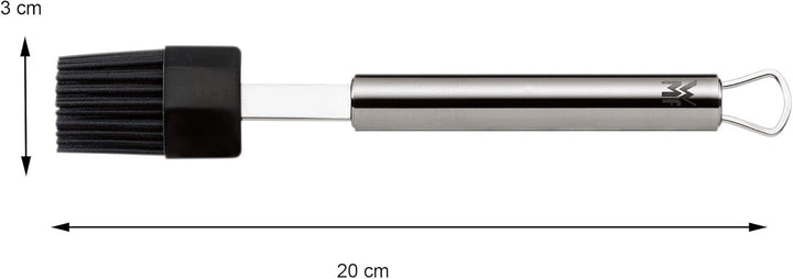 WMF Elektrische Mühle weiss Kunststoff Acrylglas & Silikon-Backpinsel 20 cm Profi Plus Cromargan Ede