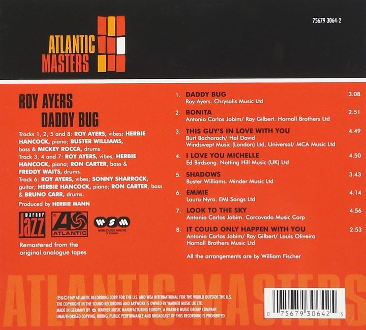 Daddy Bug, Audio-CD