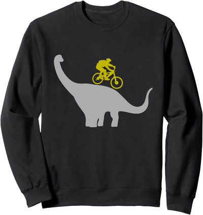 Mountainbike T-Rex Dinosaurier für Downhill Mountainbiker Sweatshirt