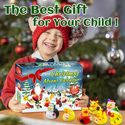 Adventskalender Enten 2024,Adventskalender Kinder Quitsche Enten,24 Weihnachten Quietscheenten Enten
