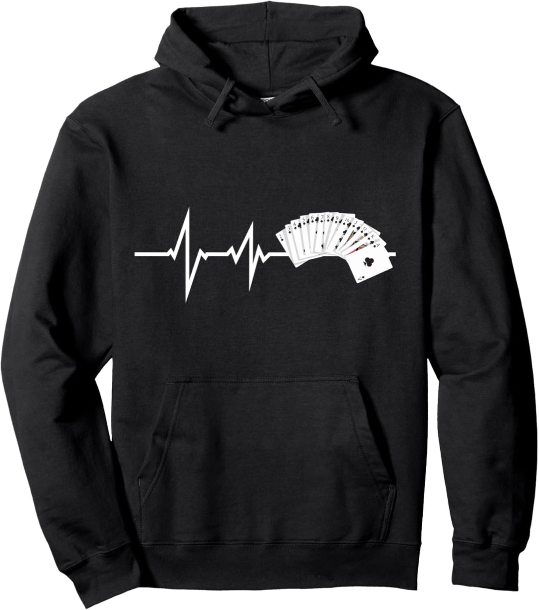 Herren Kartenspiel Poker Zubehör - Pokerspieler Pullover Hoodie