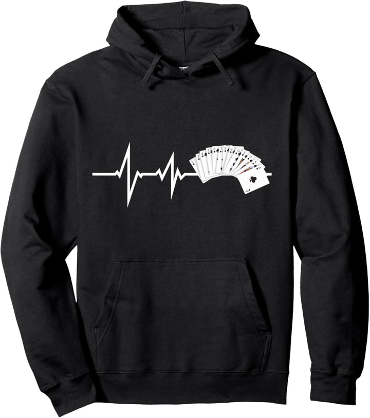 Herren Kartenspiel Poker Zubehör - Pokerspieler Pullover Hoodie