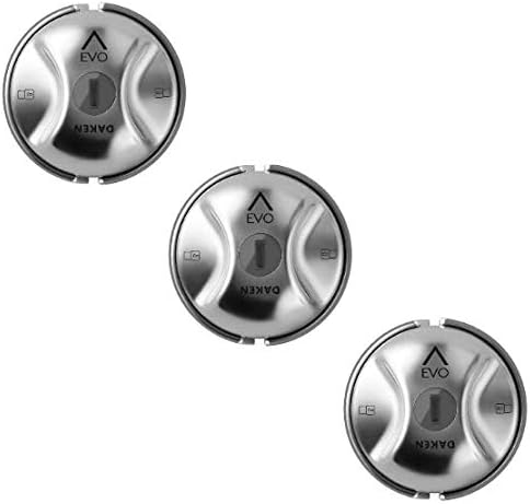 Tris 3 Vorhängeschlösser Türschloss Daken Saturn Evo Optimaler manueller Sicherheitsverschluss für d
