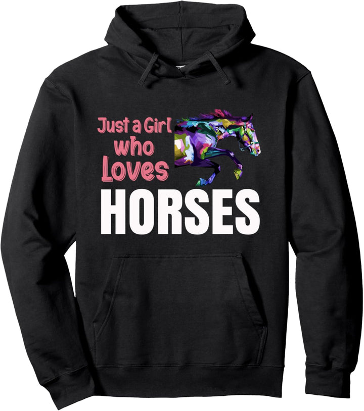 Reiterin Reitsport Reiterhof Pferdesport Pferde Mädchen Pullover Hoodie