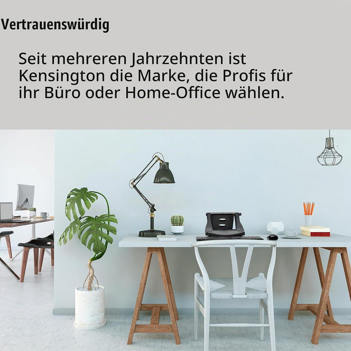 Kensington Easy Riser tragbarer ergonomischer Laptopständer, Für 12 Zoll - 17 Zoll Windows &amp; Mac Ger