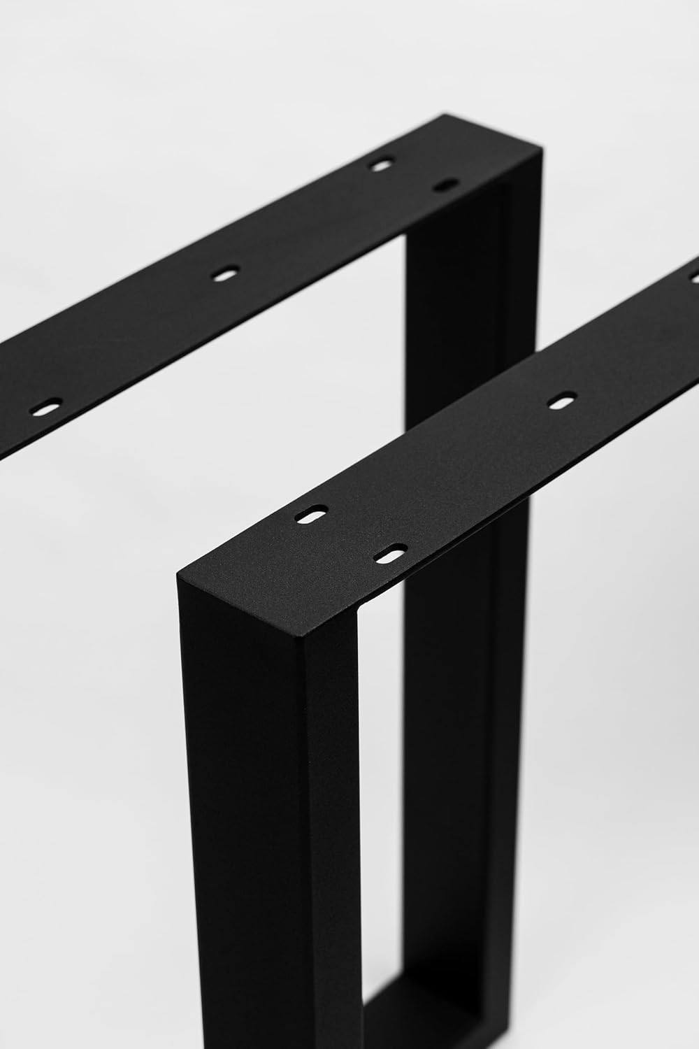 Homemetall 2 Stück Massive TISCHGESTELLE, Tischkufen für DIY Möbel wie Esstisch, Schreibtisch, Bistr