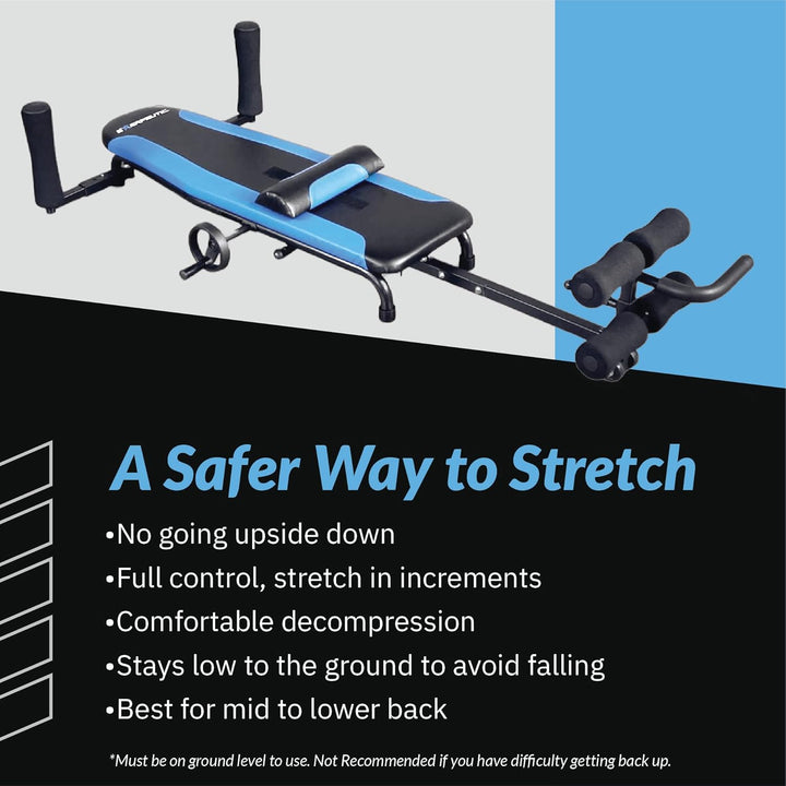 Exerpeutic Back Stretch Traction Inversions Tisch mit 136kg Gewichtskapazität, sehr Platz