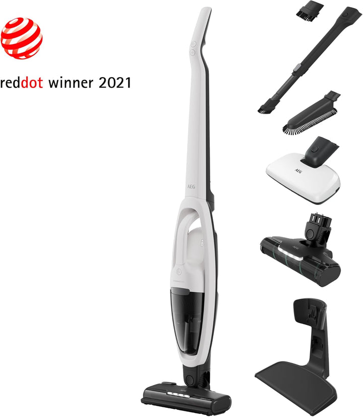 AEG HYGIENIC 5000 Cordless Cleaner 2in1 Akku-Staubsauger kabellos/Akku-Laufzeit: bis zu 50 Min. / Fa